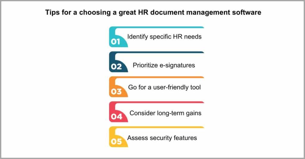 Using Document Management Software for HR - Identify Your Specific HR Needs